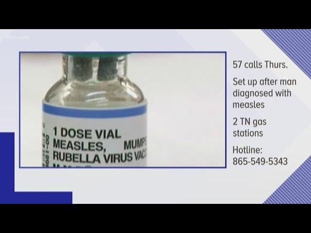 TN measles hotline receives 180 phone calls