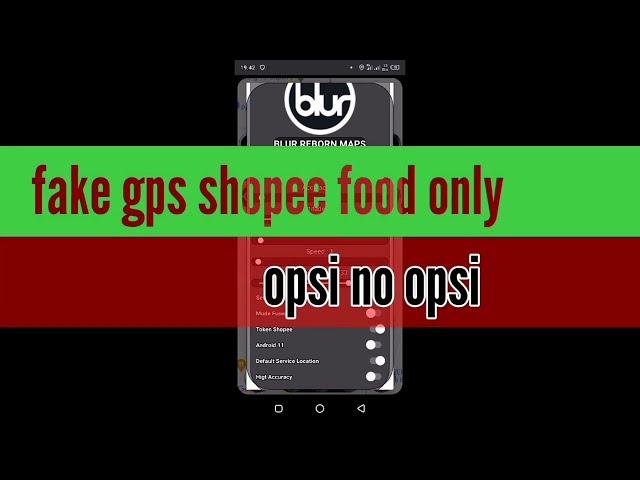 Fake gps free orb's maps No Opsi shopee food only