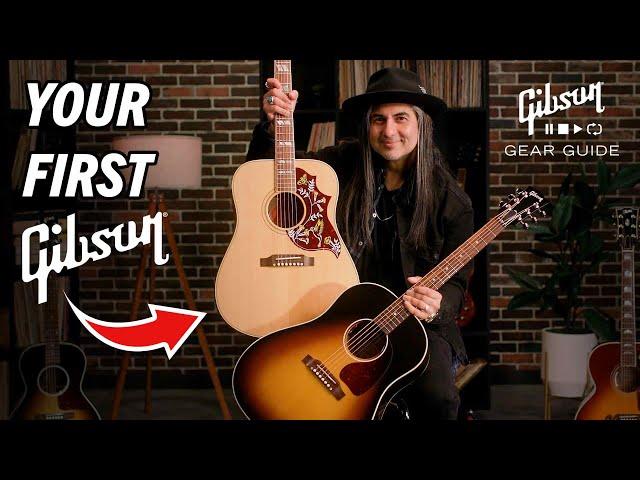 How to choose the right Gibson acoustic guitar shape for you