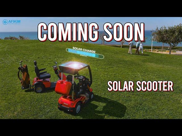 LEAKED FOOTAGE! Afikim Solar Powered Mobility Scooter
