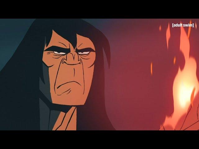 Spear and Fang Defeat the Night Feeder | Genndy Tartakovsky's Primal | adult swim