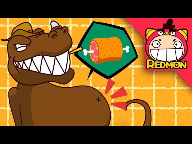 Meat eating dinosaurs song | Dinosaur songs | Nursery Rhymes | REDMON