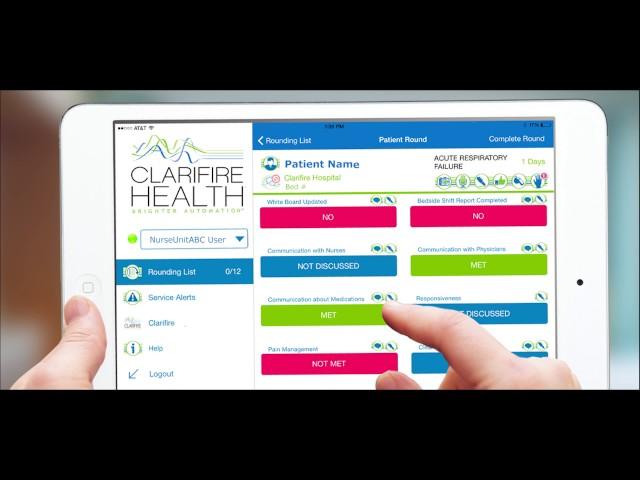 CLARIFIRE HEALTH for Patient Rounding