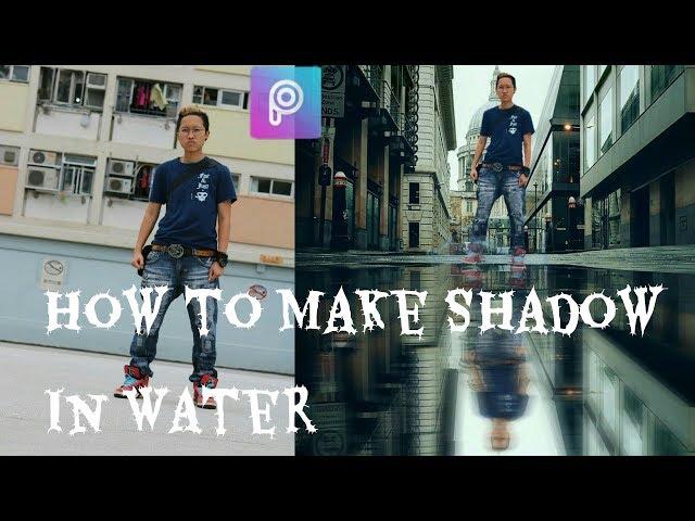 Cara Edit Foto Bayangan di Air | PicsArt Tutorial | Water Effect | DhinningraTChaneL