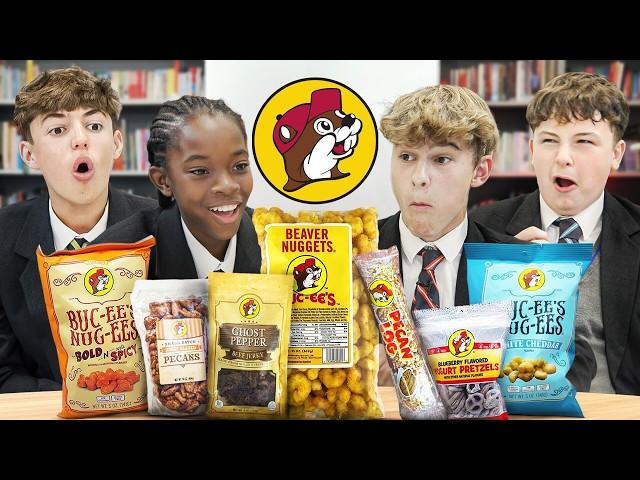 British Highschoolers try Buc-ees for the first time!