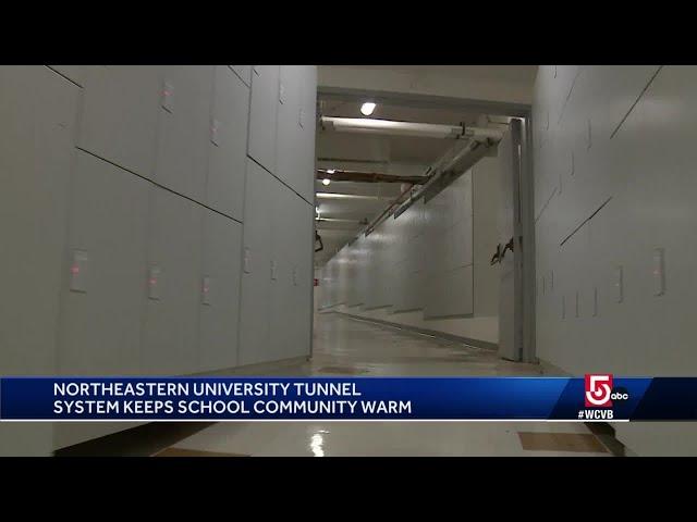 Inside Northeastern University's underground tunnels