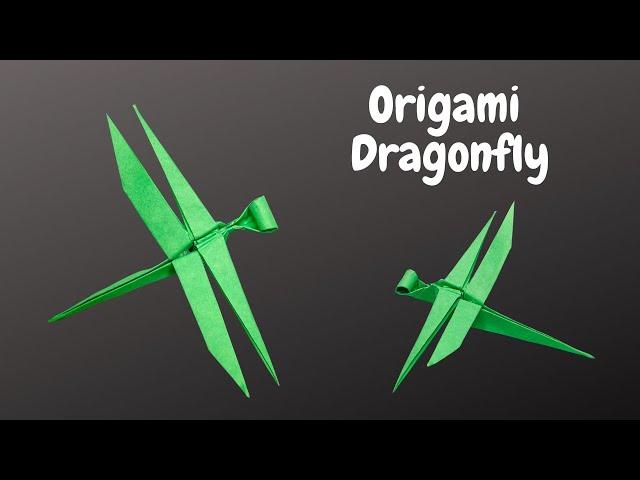 Origami Dragonfly | Easy Origami Animals