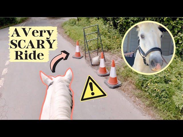 Get ready with me for a very scary ride - POV horse ride - This Esme AD