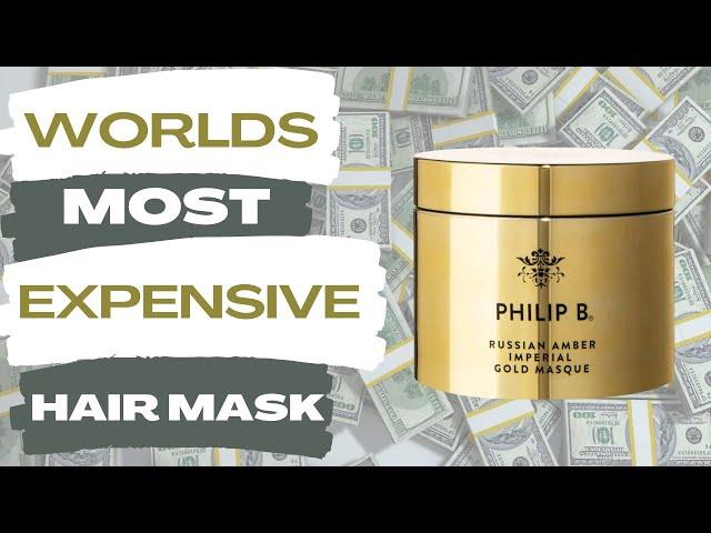 PHILIP B. $225 RUSSIAN AMBER IMPERIAL GOLD MASQUE