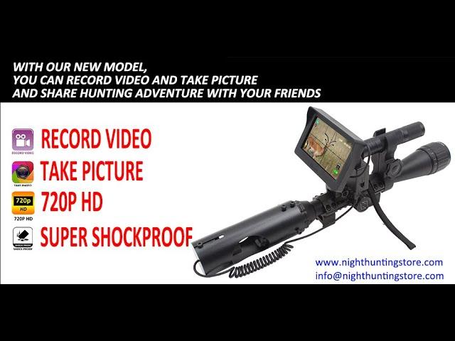 Share Your Hunting Video with Your Friends by Night Vision Riflescope Camera on Night Hunting Store