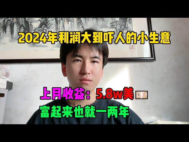 【副业推荐】利润大到吓人的小生意，上月收益：5.8w美，其实富起来也就一两年，适合性格内向的人！#tiktok#tiktok赚钱 #tiktok干货