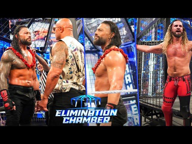 WWE Elimination Chamber 2025 Full Highlights And Results - The Rock Helps Roman Reigns To Win, Seth?