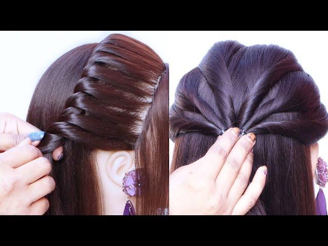 Very Easy Hairstyle - New hairstyle |Simple Open Hairstyle | Hairstyle for girls | hairstyle