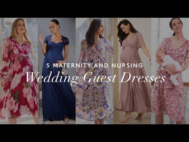 5 Maternity & Nursing Wedding Guest Dresses