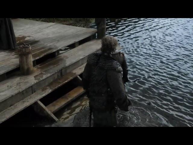 Edmure Tully skills with arrow and the blackfish puts an end to that.