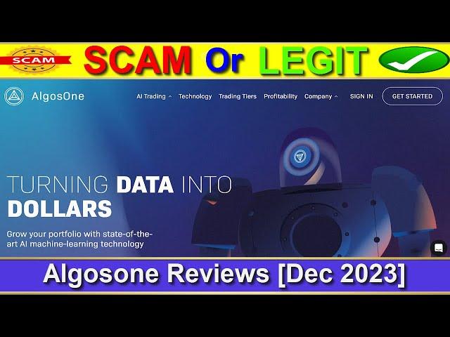 Algosone Reviews (Dec 2023) [ with 100% Proof ] ️ Is Algosone.ai SCAM or LEGIT ?️