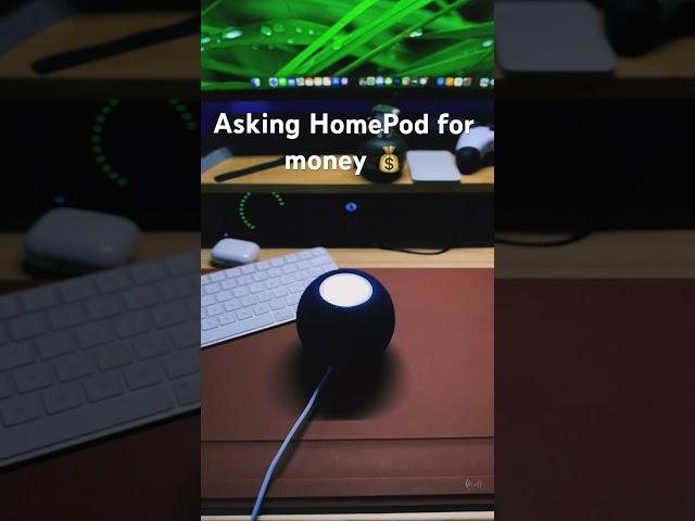 Asking HomePod weird questions 