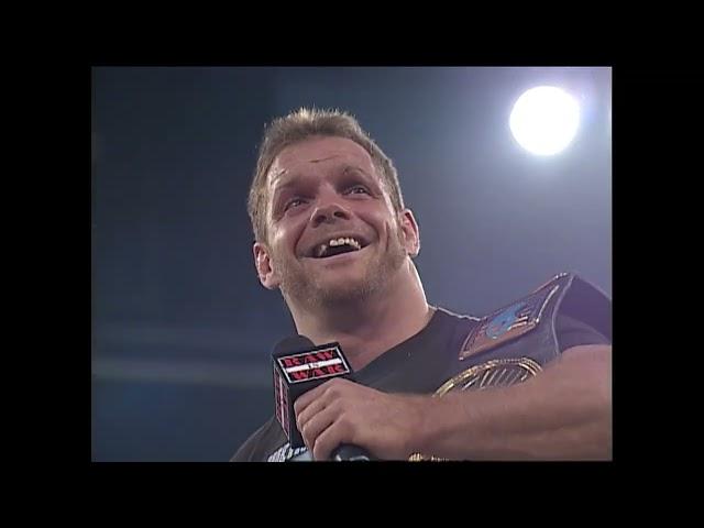 WWF Raw 1/15/2001 - Chris Benoit Promo