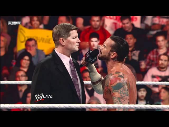 Raw - Raw: John Laurinaitis says he is going to screw Punk at the Royal Rumble