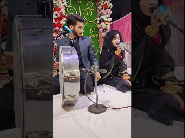 Laiba Fatima with Ahmad live Mehfil #ytshorts #shorts