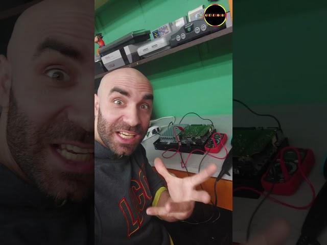 I'm restarting a Play Station 2 with a hair dryer!