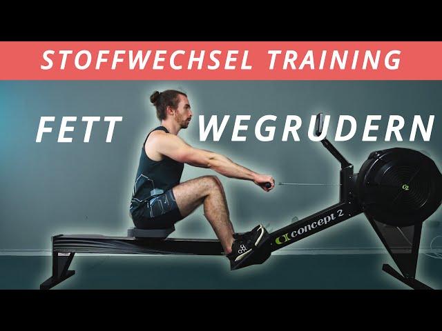 FETTVERBRENNUNG auf dem Rudergerät - 15 Minuten Training am Morgen