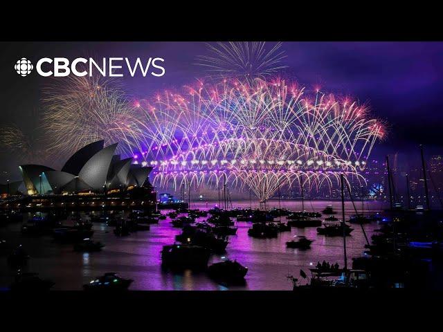 New Year's fireworks in New Zealand, Australia and Hong Kong as 2025 begins