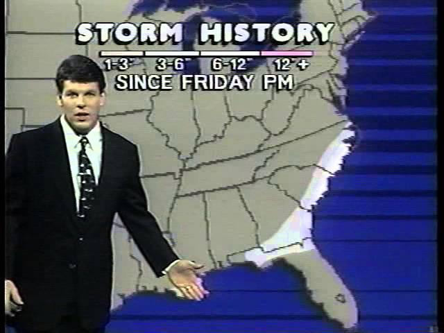 Weather Channel - Dec 24, 1989 (Record Snows in the southeast)