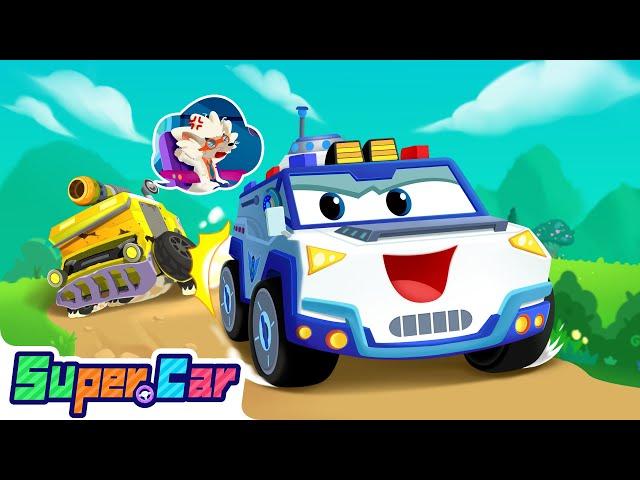 Protecting Friends | Vehicle Cartoon & Rescue Cars | Super Car- Cars World