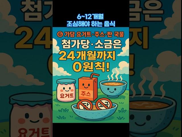 6~12개월 우리아기 피해야하는 음식