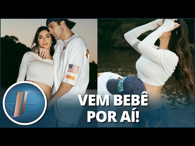 Noiva de Luan Santana, Jade Magalhães exige barriguinha de grávida