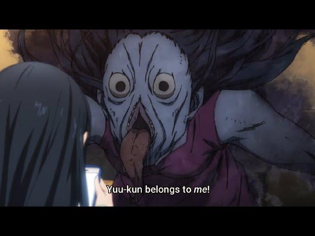 Possessive Ghost Girlfriend scares Miko Yotsuya | Mieruko chan Episode 3 Moments