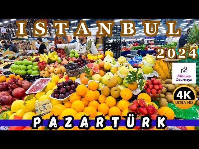 Discover The Vibrant Bahcesehir Pazarturk Market In Istanbul: An Exotic Fruit Tour | Nov 2024