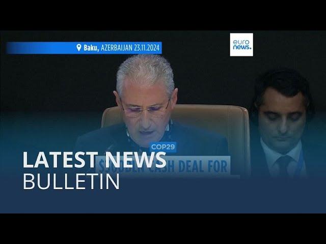 Latest news bulletin | November 24th – Morning