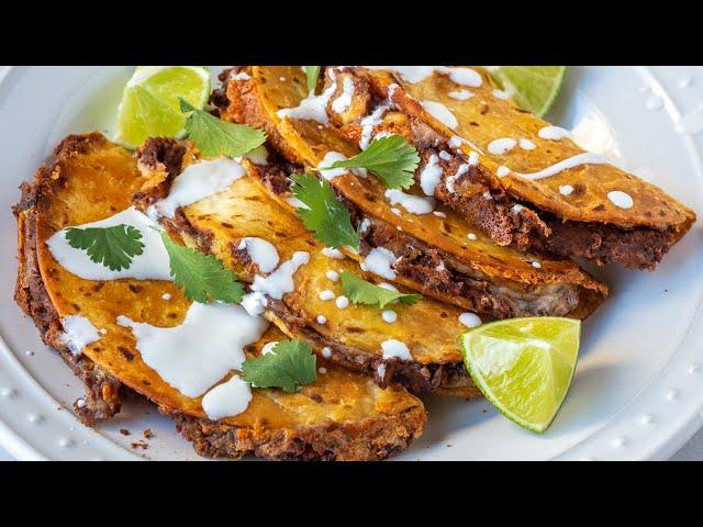 Crispy Black Bean Tacos