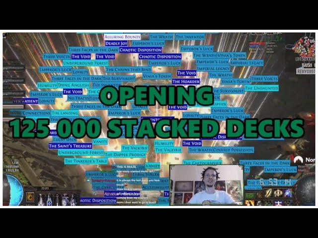 [PoE] Opening 125 000 stacked decks - Stream Highlights #532