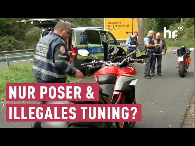 Motorrad Polizeikontrolle: Stopp für Raser & illegales Tuning | maintower