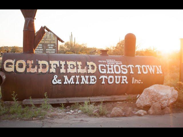 Experience the old west on the Train tour in Goldfield ghost town, Arizona