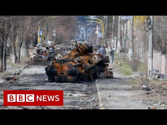 Satellite images appear to show Russian atrocities in Bucha, Ukraine - BBC News