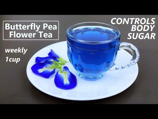 Blue Tea | Controls Sugar | Butterfly Pea Flower Tea | Aparajita Flower Tea |Most Healthy Tea Recipe