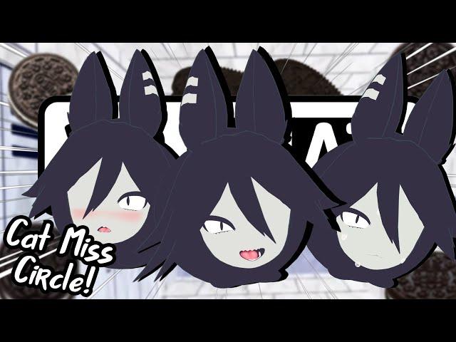 Everyone Feeds Cat Miss Circle Oreos In VRChat! - VRChat Funny Moments (Fundamental Paper Education)