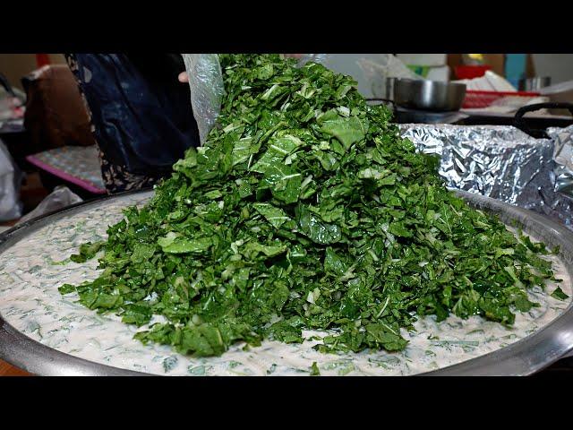 Amazing price! Famous $0.3 Grandma Chive Pancake / Korean Street Food