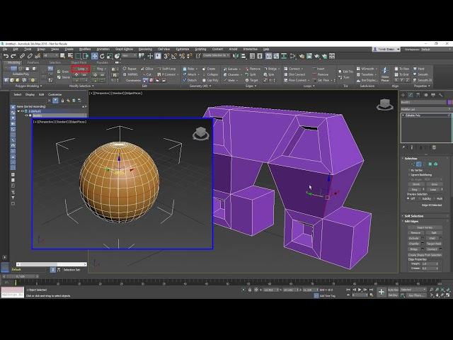 3ds Max Getting Started - Lesson 11 - Modeling Tools