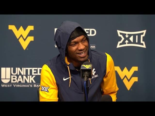 BlueGoldNews.com: WVU Mens Basketball Kedrian Johnson 3/3/23