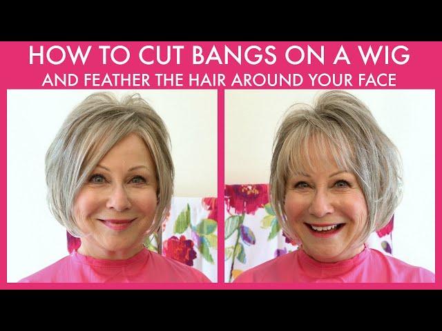 How to Cut Bangs on a Wig & Feather the Hair Around Your Face (Official Godiva's Secret Wigs Video)