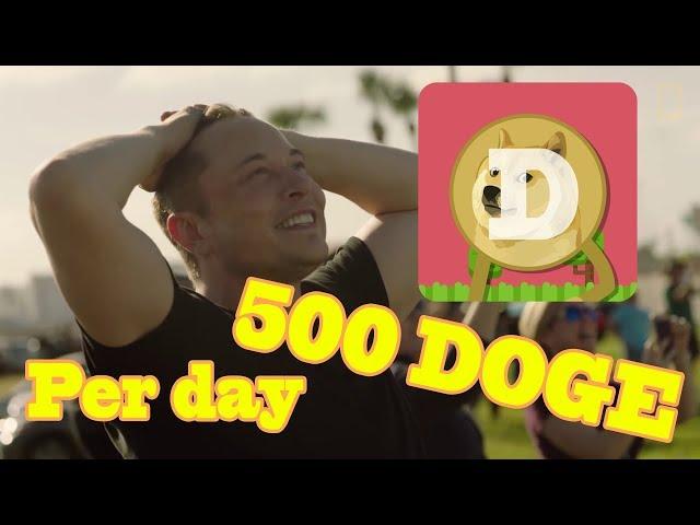 Dogecoin Game Faucet - Earn up to 500 DOGE per day