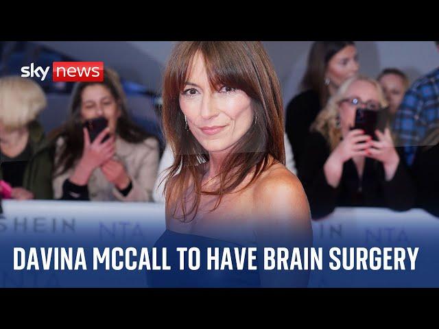 Davina McCall diagnosed with rare brain tumour