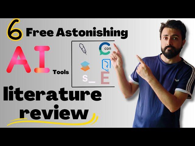 Six Best Free AI tools for Literature review  || ai research tools || literature review ai tools