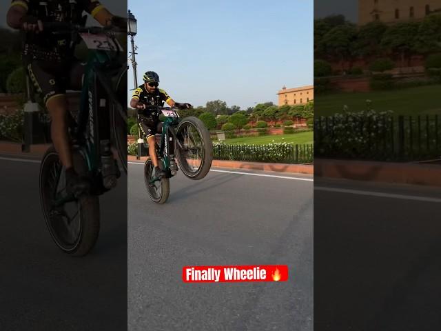 Finally Did Wheelie on my ₹5 Lakh Electric Fatbike