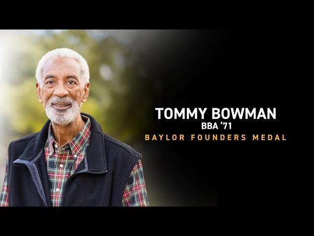 2024 Baylor Founders Medal Recipient: Tommy Bowman